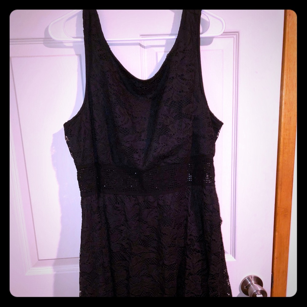 Black lace sundress